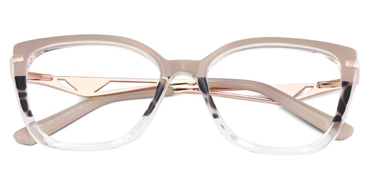 Margret Khaki-Tortoise Cateye Brille