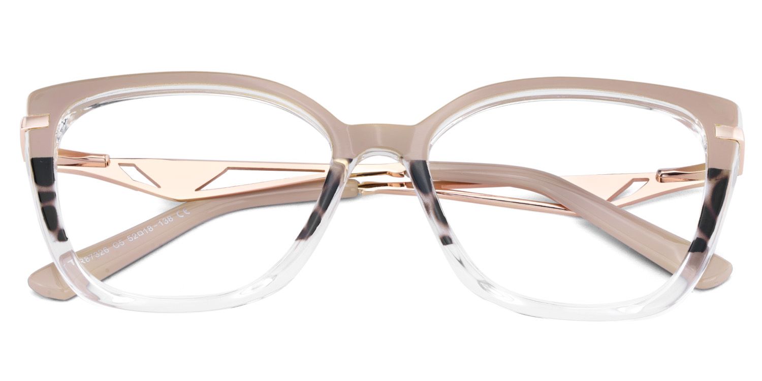 Margret Khaki-Tortoise Cateye Brille2