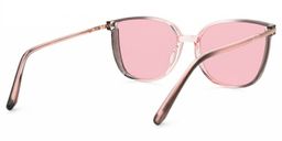 Walden Braun-Rosa Quadratisch Sonnenbrille3