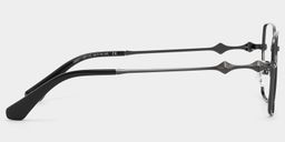 Kayla Schwarz Geometrisch Brille4