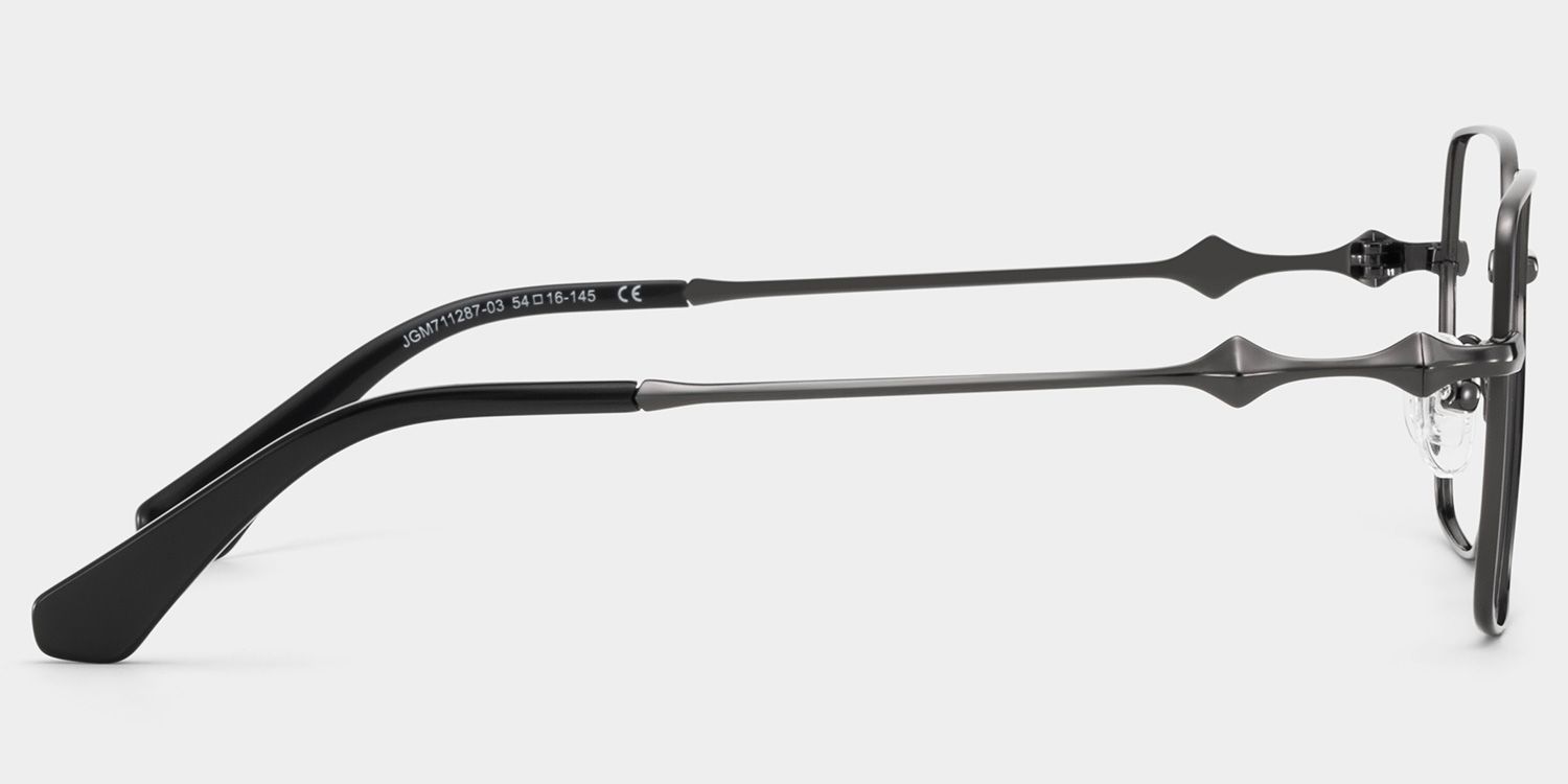 Kayla Schwarz Geometrisch Brille4