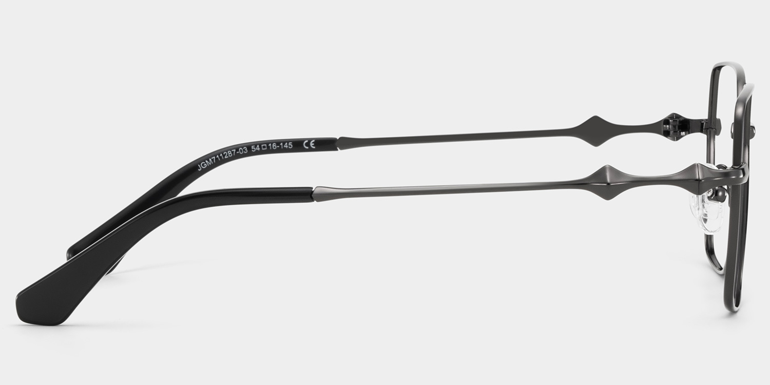 Kayla Schwarz Geometrisch Brille4