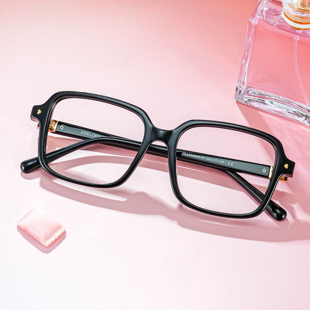 Talia Schwarz Quadratisch Brille2