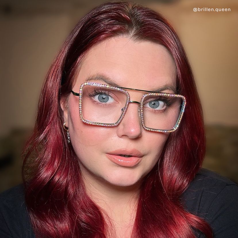 Diva Bunt Quadratisch Brille