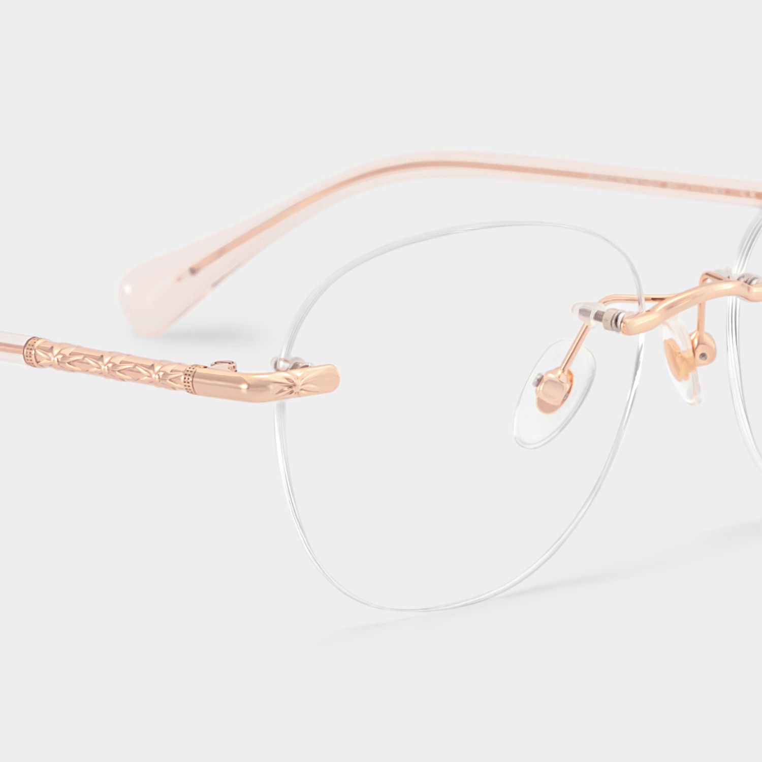 Jennifer Rosa-Gold Rund Brille6