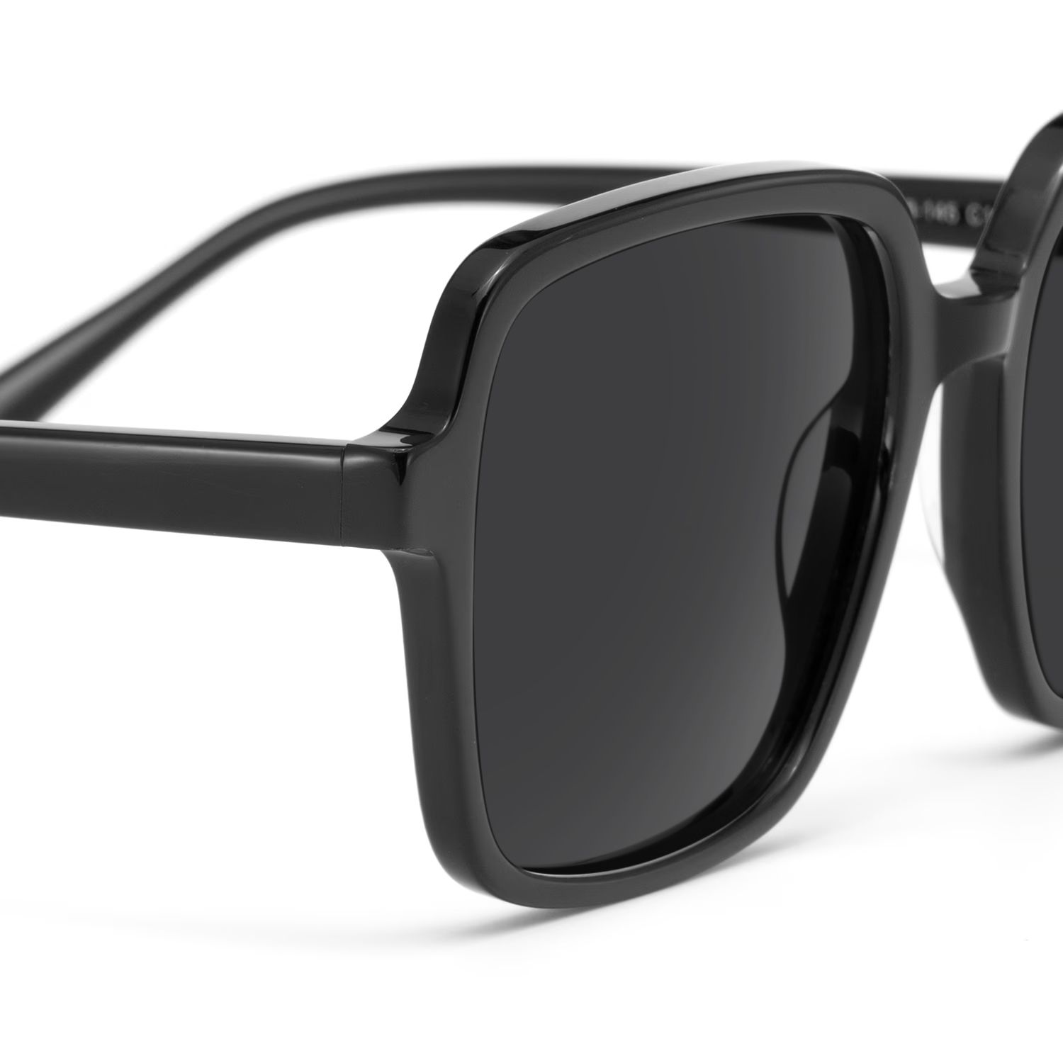 Ember Schwarz Square Polarisierte Sonnenbrille zum Autofahren | ZEELOOL4