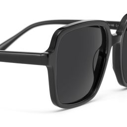 Ember Schwarz Quadratisch Sonnenbrille4