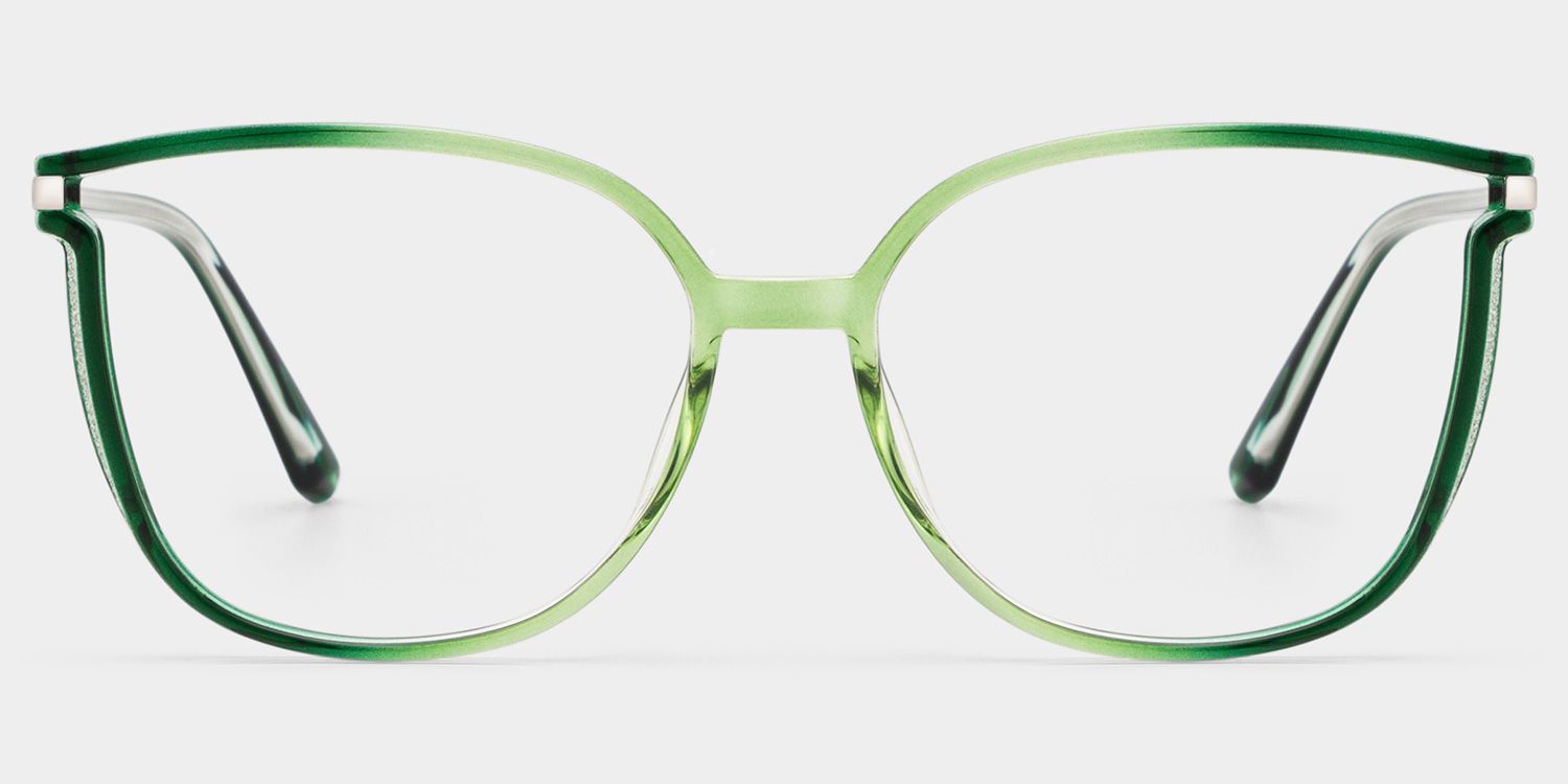 Walden Hellgrün Cateye Brille0
