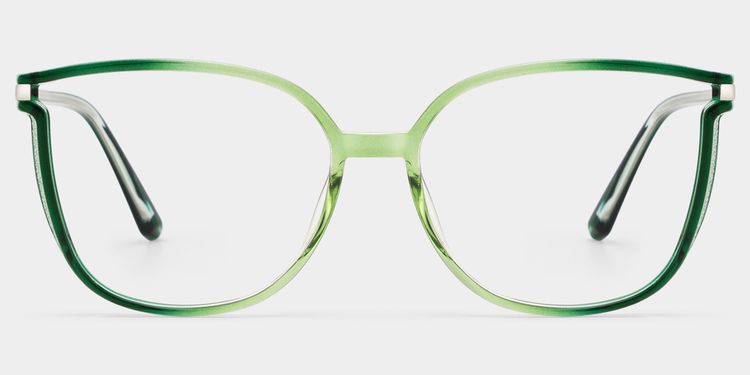 Walden Hellgrün Cateye Brille