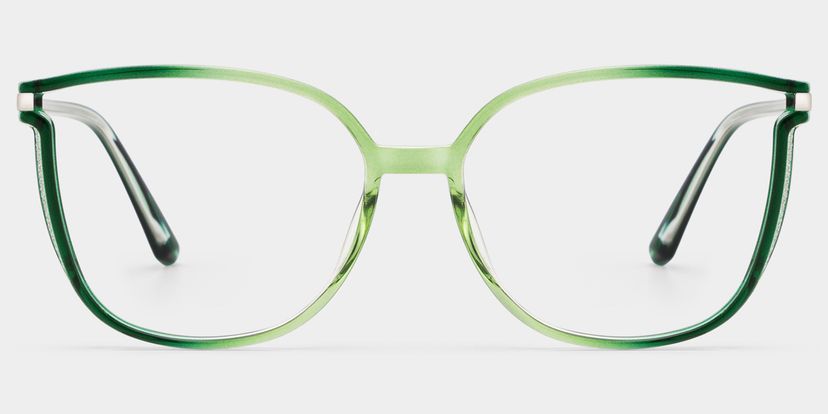 Walden Hellgrün Quadratisch Brille