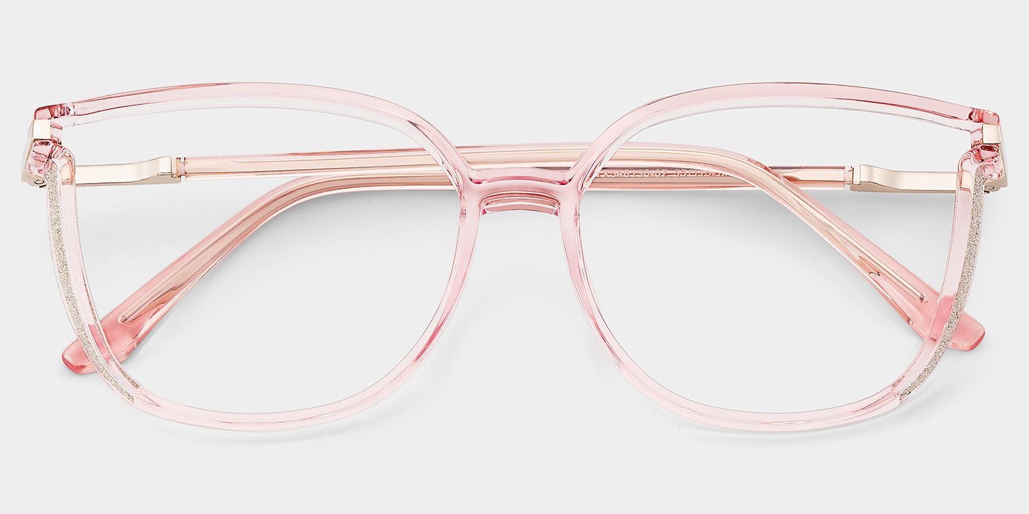 Walden Fleischfarben Rosa Cateye Brille1