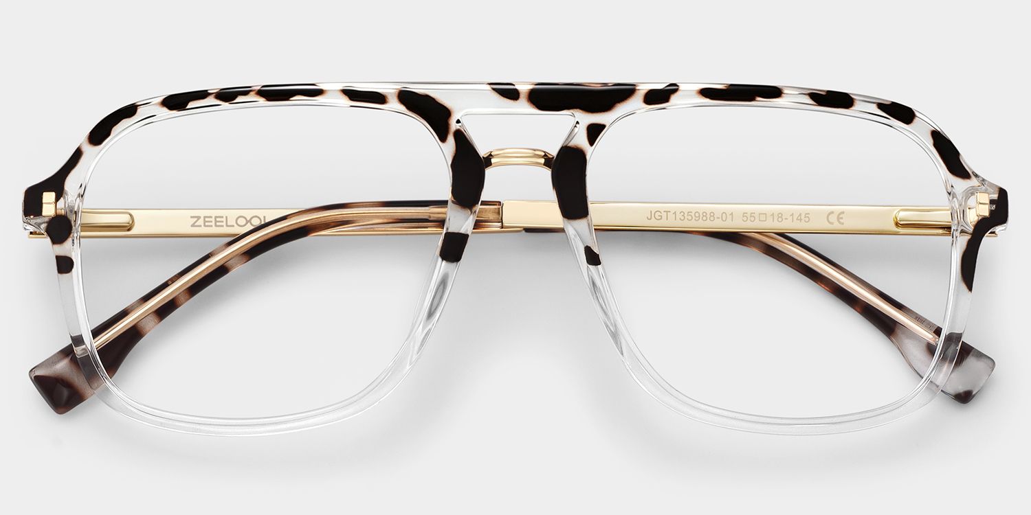 Berkeley Schwarz-Tortoise Pilot Brille1