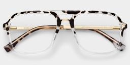 Berkeley Schwarz-Tortoise Pilot Brille1