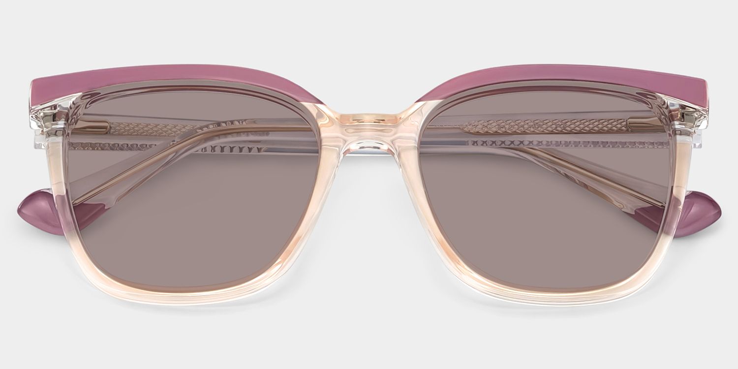 Tawana Lila Quadratisch Brille1