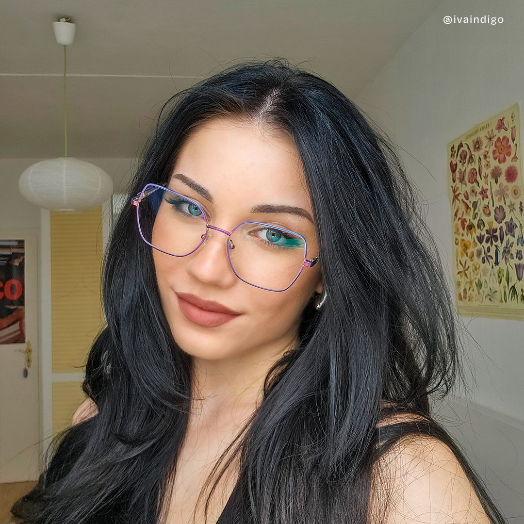 Billie Bunt Geometrisch Gemischte Materialien Brille9