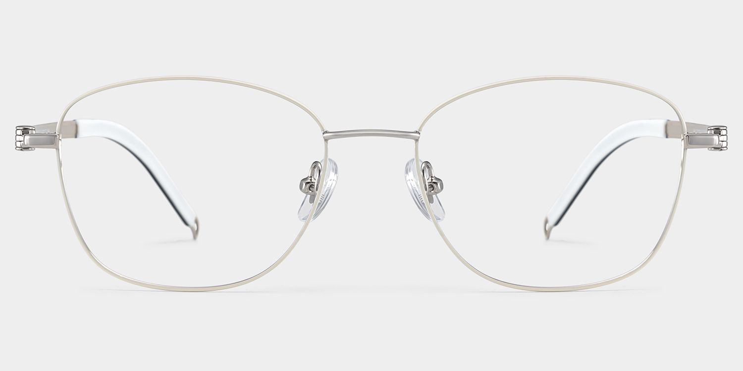 Tianna Weiß Rechteckig Brille2