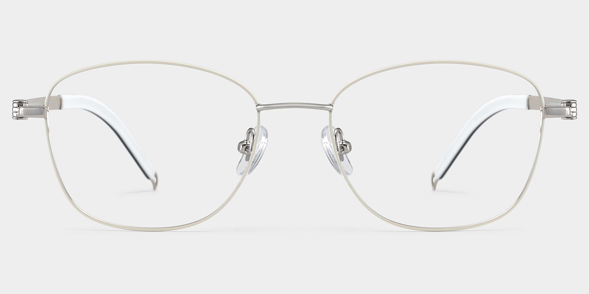 Tianna Weiß Rechteckig Brille2