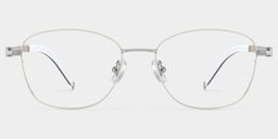 Tianna Weiß Rechteckig Brille2