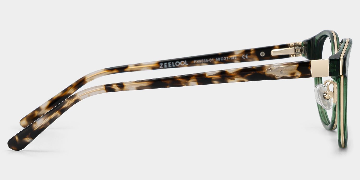 Matthew Grün Rund Brille4