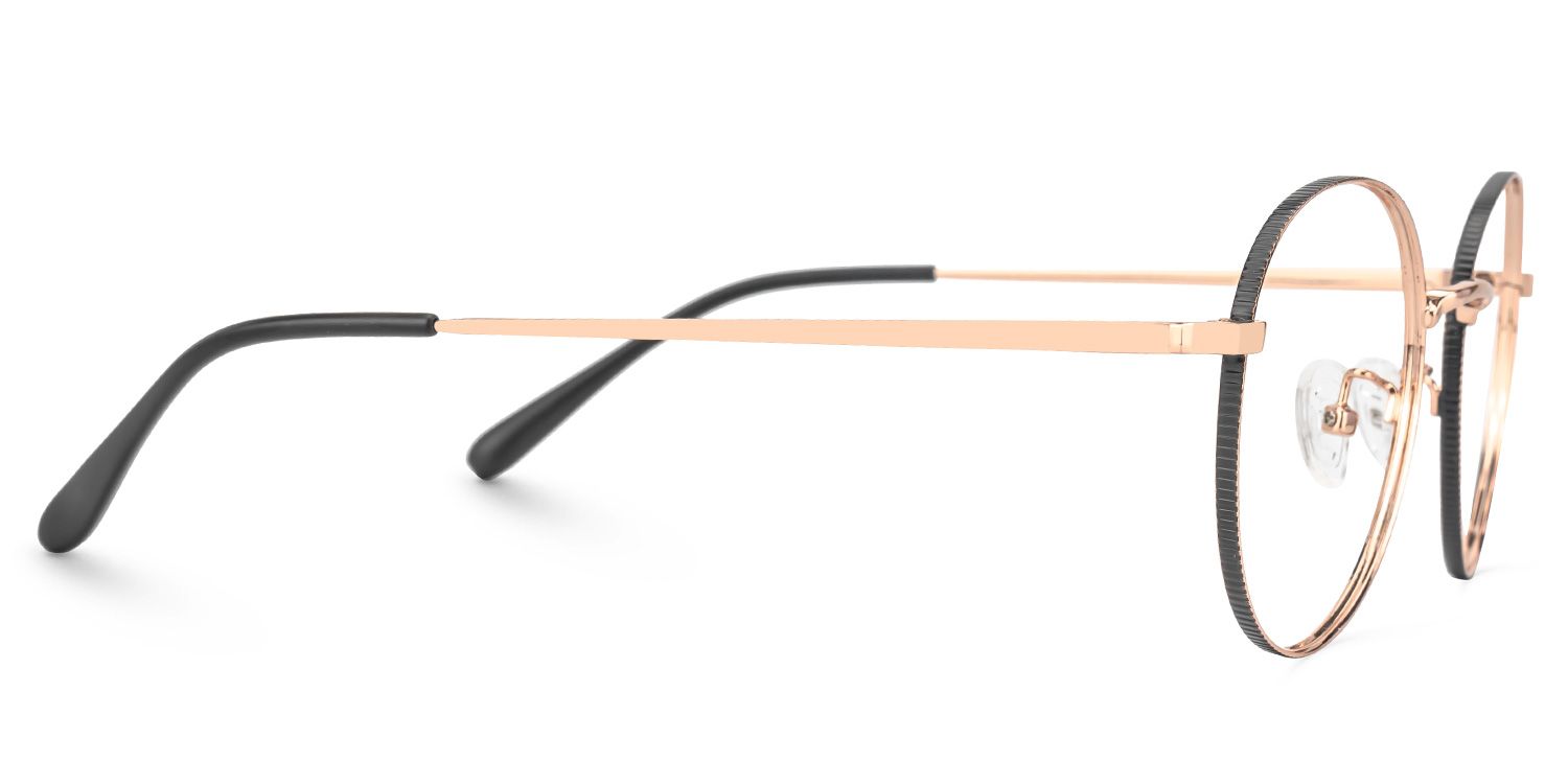 Ringstaff Rosa-Gold Rund Brille3