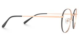 Ringstaff Rosa-Gold Rund Brille3