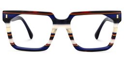 Laguer Blau Rechteckig Brille1