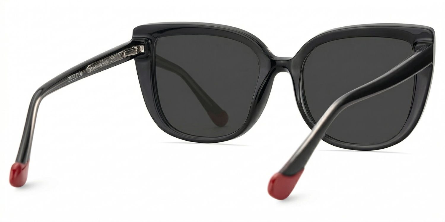 Fenn Schwarz Cateye Brille4