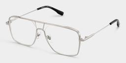 Eckige Pilotenbrillen mit markanter Grafiknote.3