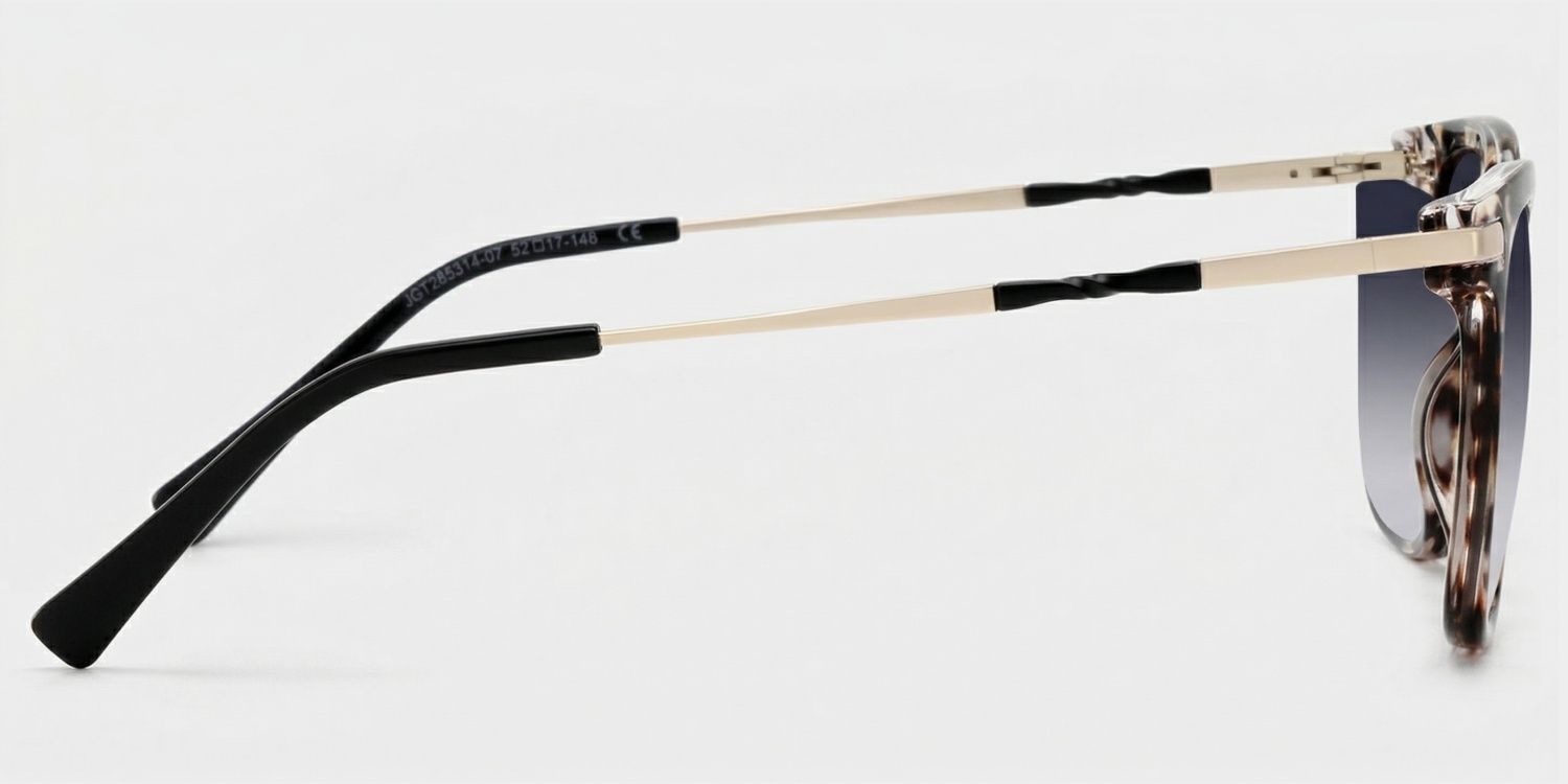 Jacqui Tortoise Quadratisch Brille3