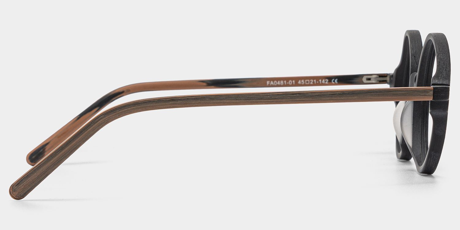Otto Schwarz Rund Brille3