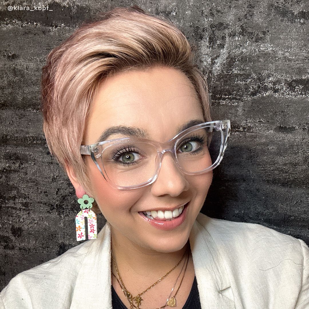 Maple Klar Schmetterling Brille6