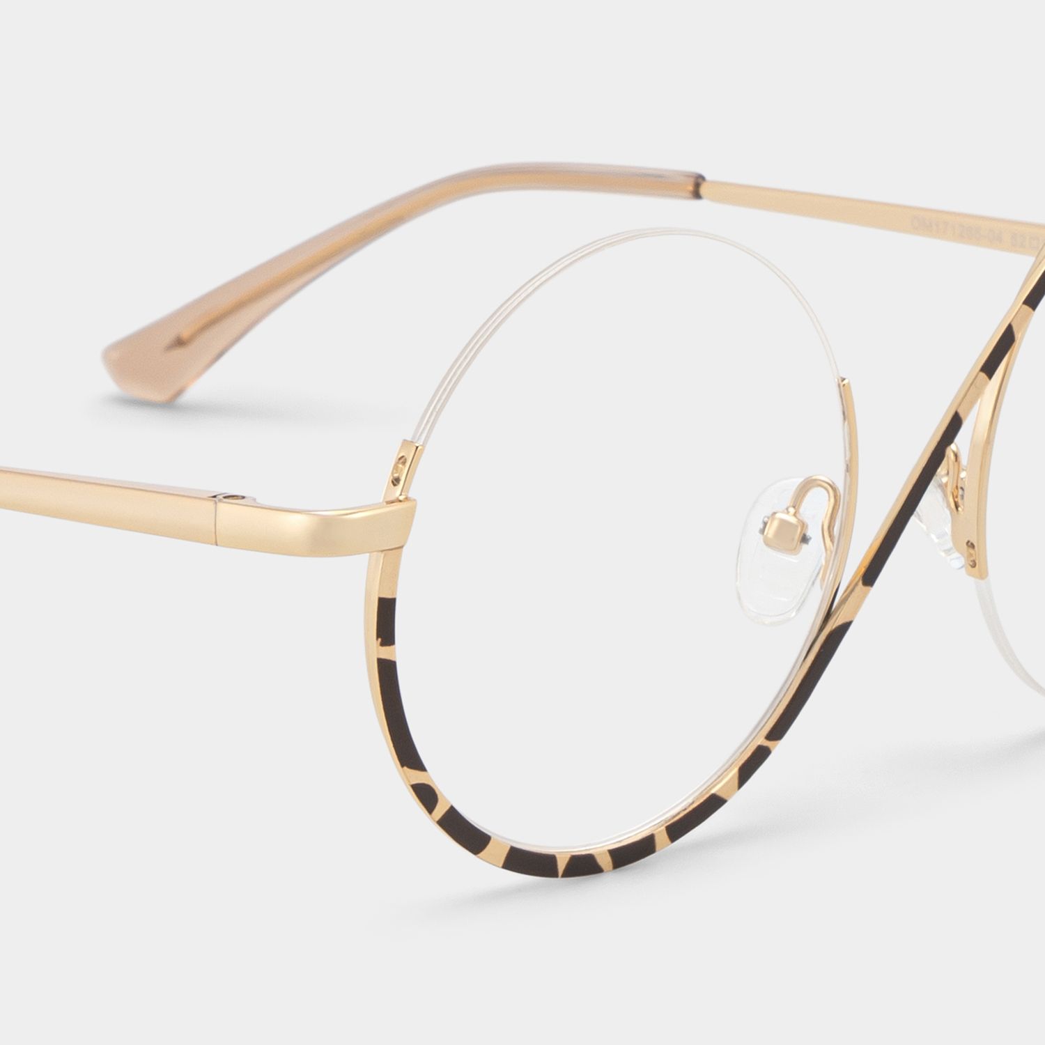 Alina Schwarz-Tortoise Rund Wicked Brille6