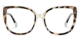 Fenn Braun-Tortoise Cateye Brille0