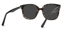 Siner Schwarz-Tortoise Quadratisch Brille4