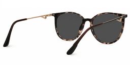 Babbage Schwarz-Tortoise Rund Brille3