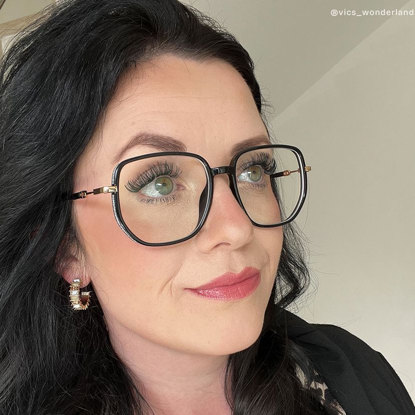 Joana Schwarz Geometrisch Brille