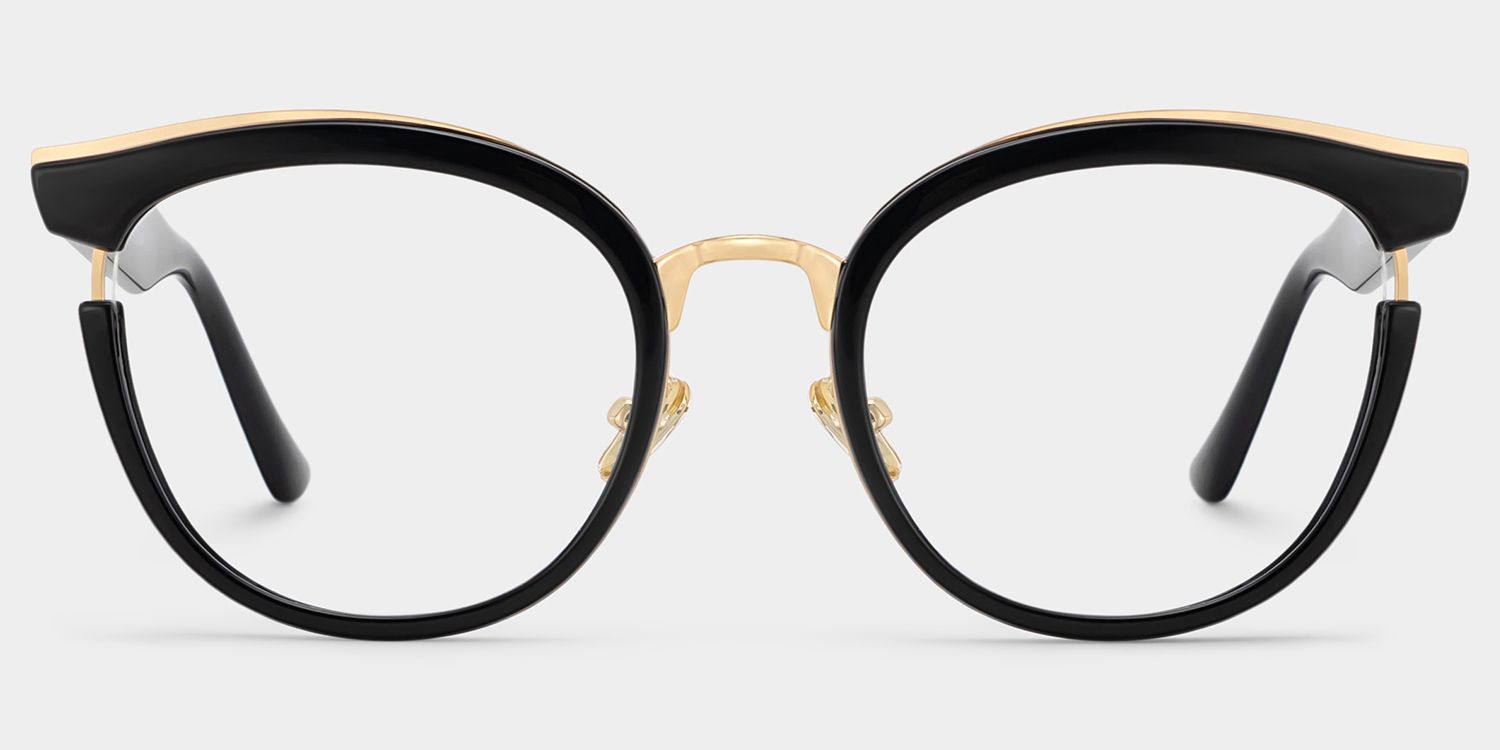 Laraine Schwarz Cat Eye Brille0