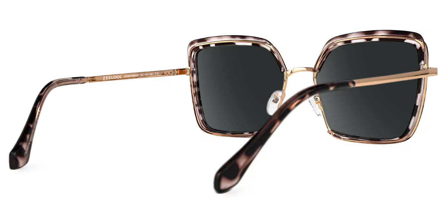 Chris Schwarz-Tortoise Geometrisch Brille2