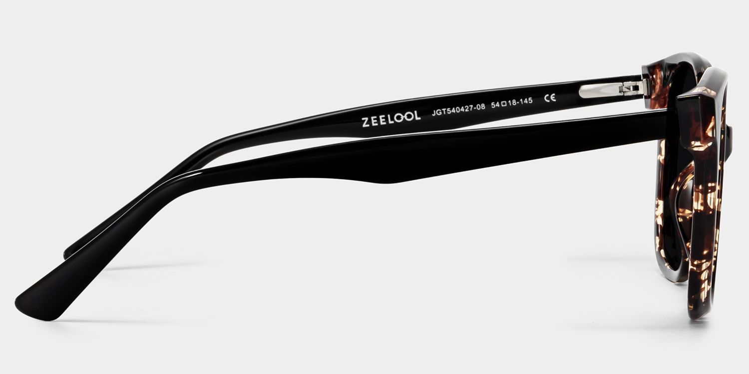 Siner Square Style in Schwarz-Tortoise Sonnenbrille | ZEELOOL3