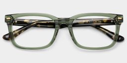 Patrick Grün Rechteckig Brille2