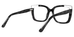 Dortch Schwarz Quadratisch Brille5