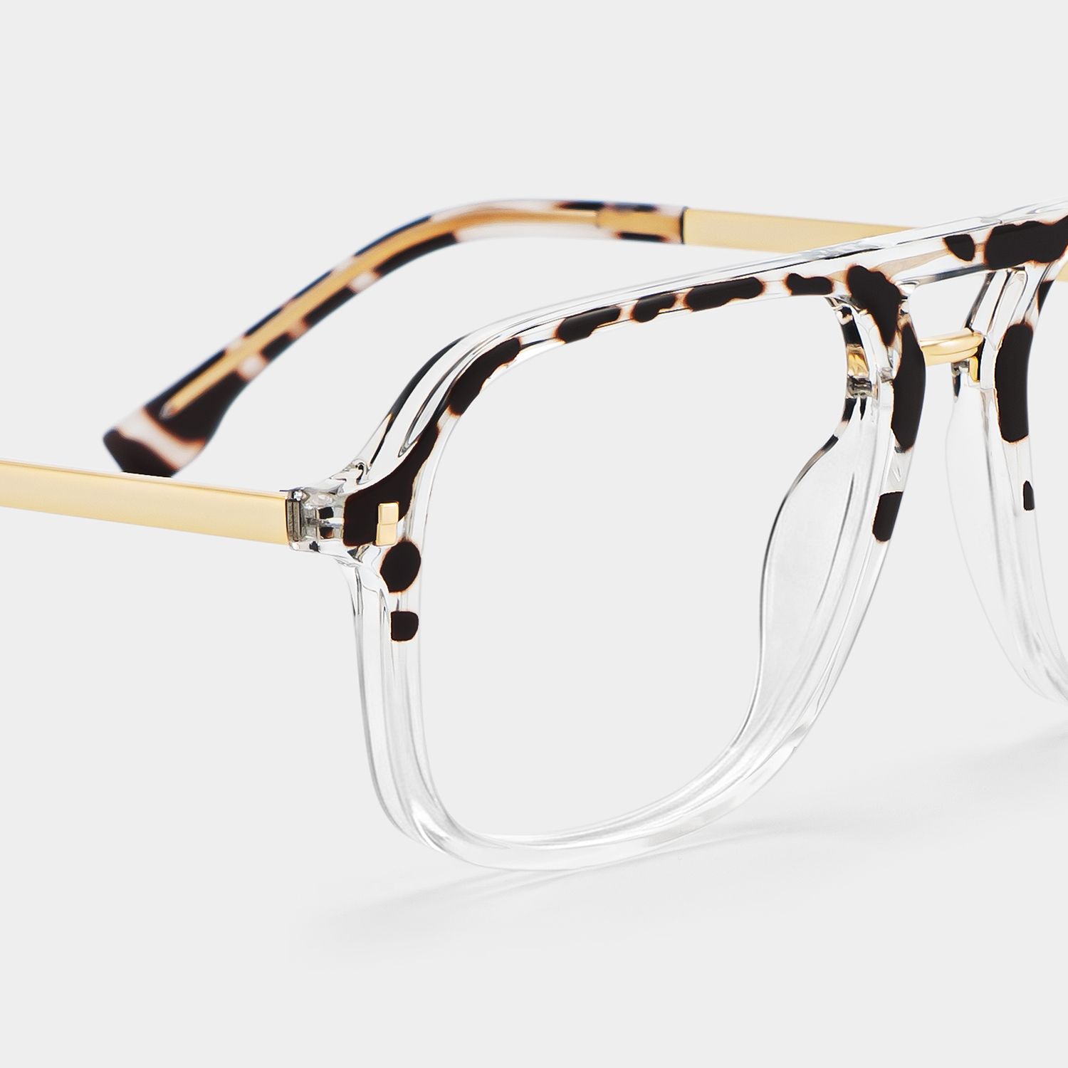 Berkeley Schwarz-Tortoise Pilot Brille4