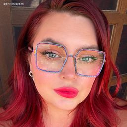 Thalia Lila Quadratisch Brille8