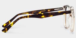 Siner Beige Quadratisch Brille4