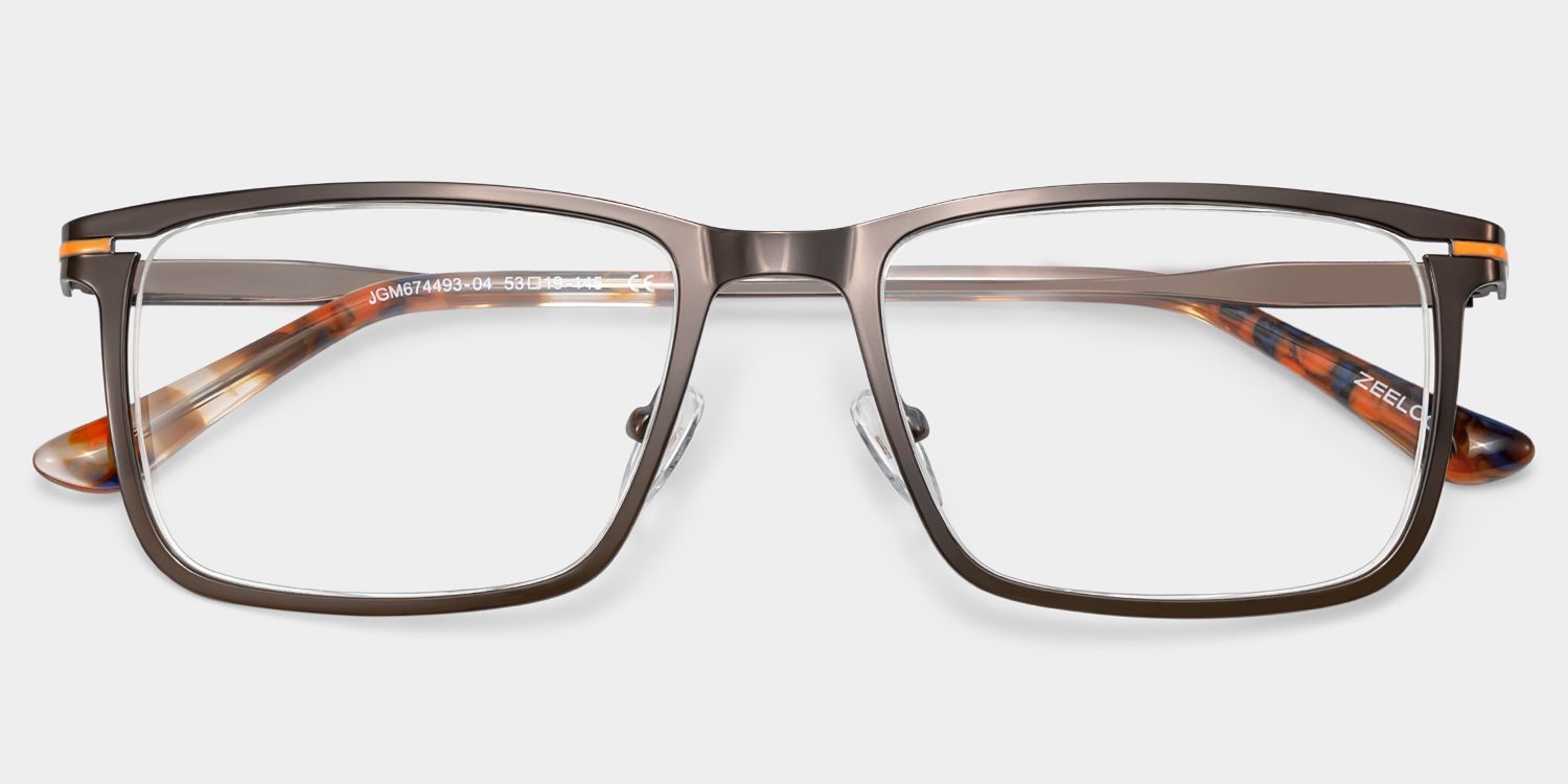 Roxana Braun Rechteckig Brille4