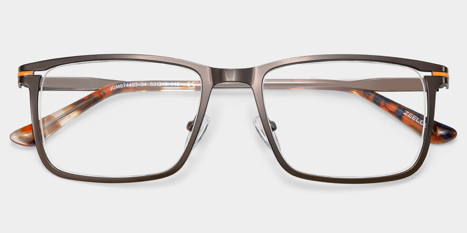 Roxana Braun Rechteckig Brille1