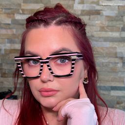 Taylor Schwarz-Rosa Quadratisch Brille6
