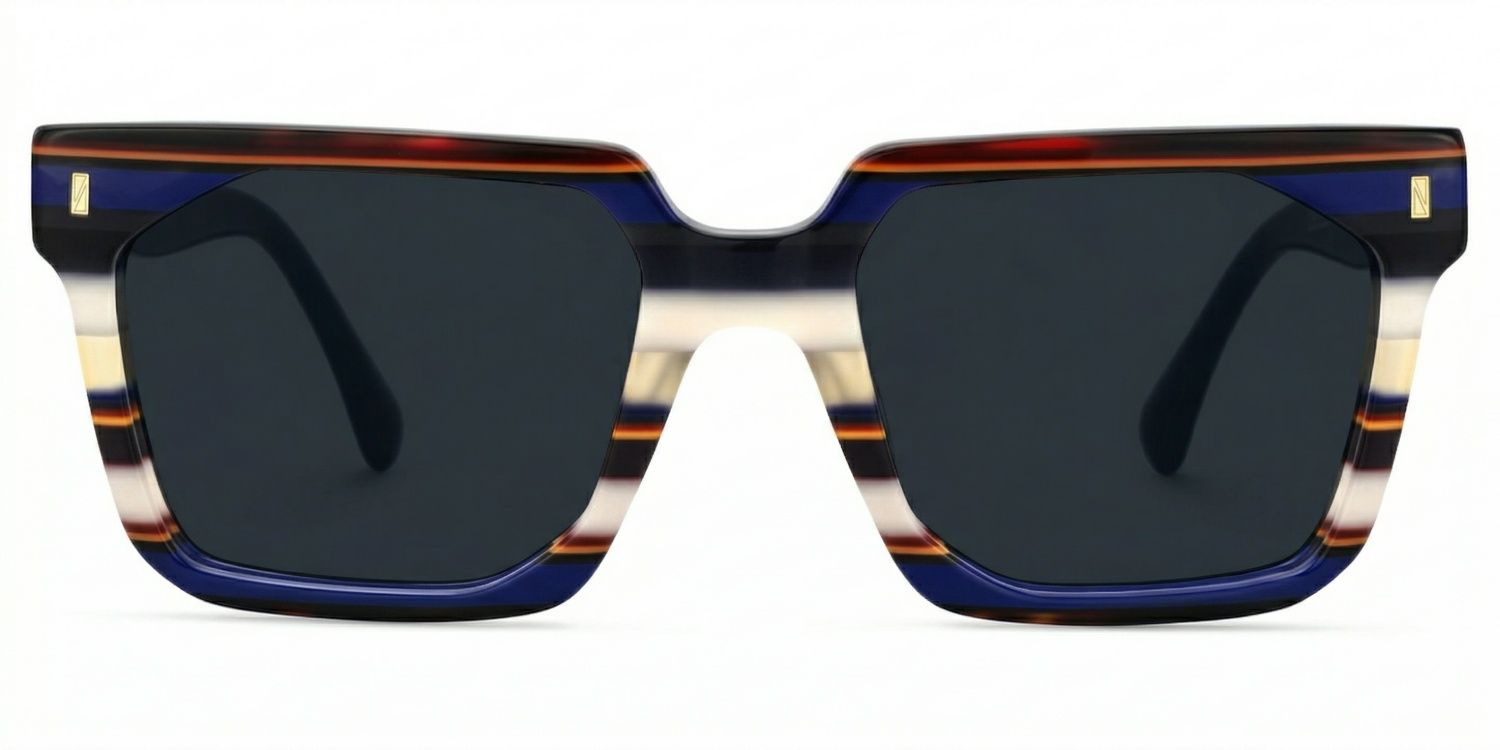 Laguer Blau Rechteckig Brille0