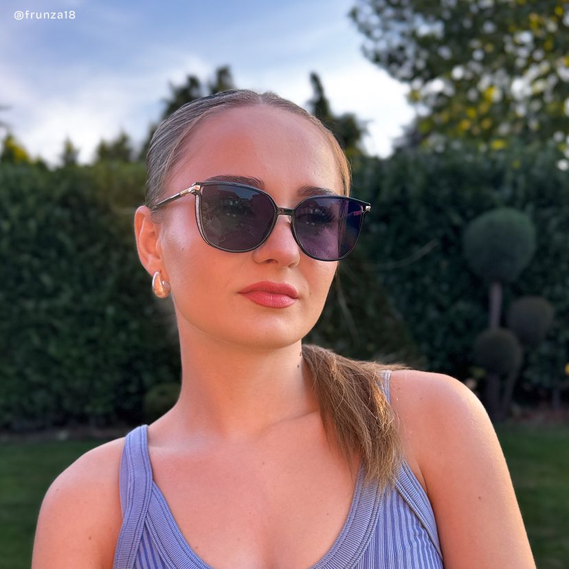 Walden Schwarz Cateye Brille