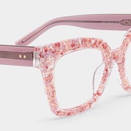 Renata Rosa Quadratisch Brille6